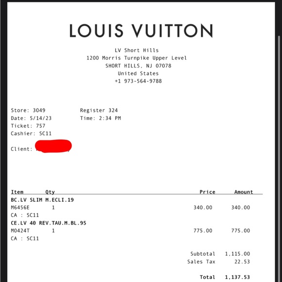 Louis Vuitton Black Initials Reversible Belt - Picture 2 of 7